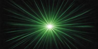 The primary subject of the image is a bright green light, which appears to be a neon light or a light source with a green hue. The light is surrounded by a dark background, creating a contrasting effect. The visual style of the image is a close-up of the light source, emphasizing its brightness and color. The colors and mood of the image are predominantly green, with the light source being the main focus and creating a lively and vibrant atmosphere.