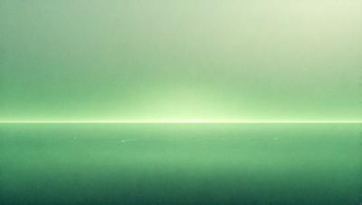 The primary subject of the image is a large body of water, which appears to be a vast ocean. The setting is a cloudy sky, creating a moody atmosphere. The visual style is a photo, capturing the beauty of the ocean and the sky. The colors and mood are predominantly green, with the water and sky creating a serene and calming environment.
