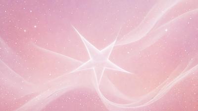 The primary subject of the image is a star, which is the main object, scene, or focus of the image. The setting or background features a pink and purple sky, creating a warm and inviting atmosphere. The visual style of the image is a combination of photo and digital art, as it appears to be a photo of a digital art piece. The colors and mood of the image are predominantly pink and purple, giving it a soft and dreamy quality.