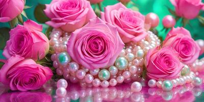 The primary subject of the image is a pink rose. The setting is a pink background, which adds to the overall mood of the image. The visual style is a close-up of the rose, showcasing its details. The colors and mood of the image are predominantly pink, creating a warm and inviting atmosphere.
