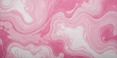 The primary subject of the image is a pink and white swirling pattern, which appears to be a painting or a digital artwork. The setting is a pink background, which complements the swirling pattern. The visual style is a combination of painting and digital art, creating a unique and eye-catching design. The colors and mood of the image are predominantly pink and white, giving it a soft and elegant appearance.
