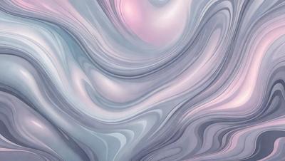 The primary subject of the image is a large, swirling, and colorful pattern. The setting is a pink and purple background, which adds a vibrant and lively atmosphere to the scene. The visual style is a combination of digital art and illustration, creating a unique and eye-catching design. The dominant colors in the image are pink, purple, and various shades of blue, which contribute to the overall mood of the artwork.