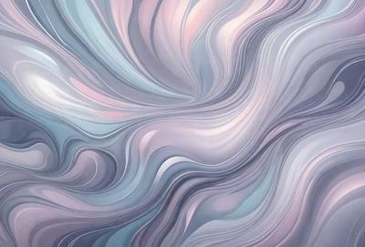 The primary subject of the image is a large, swirling, and colorful pattern. The setting is a blue and white background, which adds to the visual style. The image is a digital art piece, showcasing the artist's creativity and skill in designing intricate patterns. The dominant colors in the image are blue and white, creating a calming and serene atmosphere.