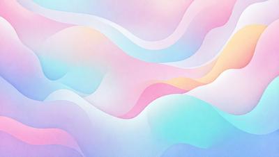 The primary subject of the image is a colorful, abstract painting featuring a mix of pink, blue, and white colors. The painting is displayed on a wall, creating a vibrant and lively atmosphere. The visual style of the painting is a combination of digital art and illustration, giving it a unique and artistic appearance. The colors and mood of the painting evoke a sense of joy and creativity, making it an appealing and inspiring piece of art.