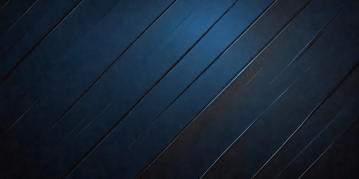 The primary subject of the image is a blue background with a pattern of black and white stripes. The setting appears to be a dark room, and the visual style is a combination of a photo and digital art. The dominant colors are blue and black, creating a moody atmosphere.
