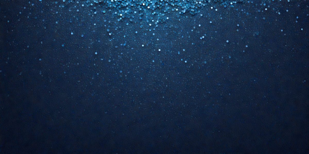 The primary subject of the image is a blue background with a pattern of blue and white dots. The setting is a dark blue background, and the visual style appears to be a digital art or illustration. The colors and mood of the image are predominantly dark and moody, with the blue and white dots creating a visually striking pattern.