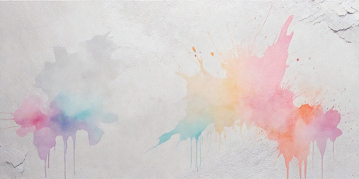 The primary subject of the image is a painting of a colorful splash, with a white background. The painting appears to be a digital art or illustration, as it is not a photo. The colors and mood of the painting are vibrant and lively, with the various colors of the splash creating a dynamic and energetic atmosphere.