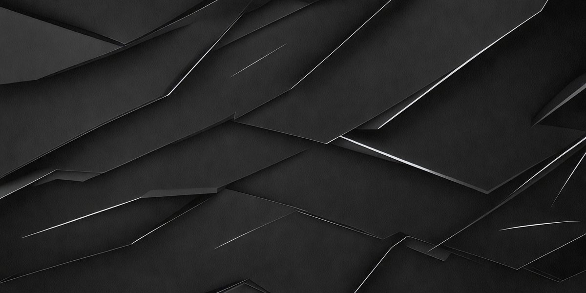 The primary subject of the image is a close-up of a black and white patterned surface. The setting appears to be a black background, which contrasts with the patterned surface. The visual style of the image is a combination of a photo and a digital art, illustration, or drawing. The colors and mood of the image are predominantly black and white, creating a sense of depth and contrast.