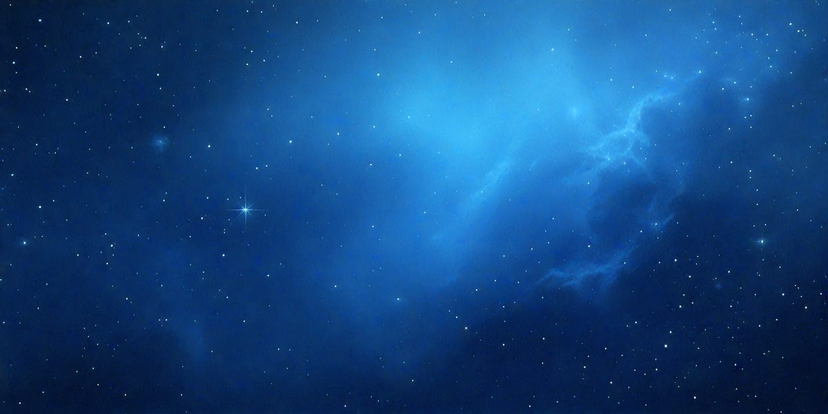 The primary subject of the image is the night sky, which is filled with stars. The setting is a dark, star-filled sky, and the visual style is a photo of the night sky. The colors and mood of the image are predominantly dark and serene, with the stars providing a sense of depth and beauty.