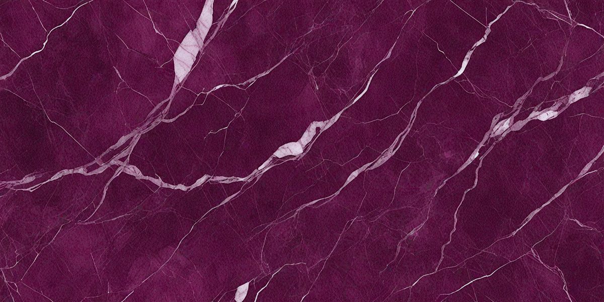 The primary subject of the image is a marbled surface, which is the main object, scene, or focus of the image. The setting or background features a purple marbled wall, which adds a unique and visually appealing touch to the scene. The visual style of the image is a close-up of the marbled surface, showcasing its intricate patterns and textures. The colors and mood of the image are predominantly purple, creating a sense of elegance and sophistication.