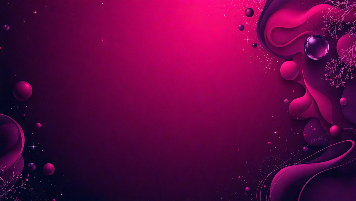 The primary subject of the image is a pink background with a purple hue. The setting is a blank canvas, which creates a sense of emptiness. The visual style is a digital art or illustration, as the background is filled with a pattern of purple and pink dots. The colors and mood of the image are predominantly pink and purple, giving it a warm and inviting atmosphere.