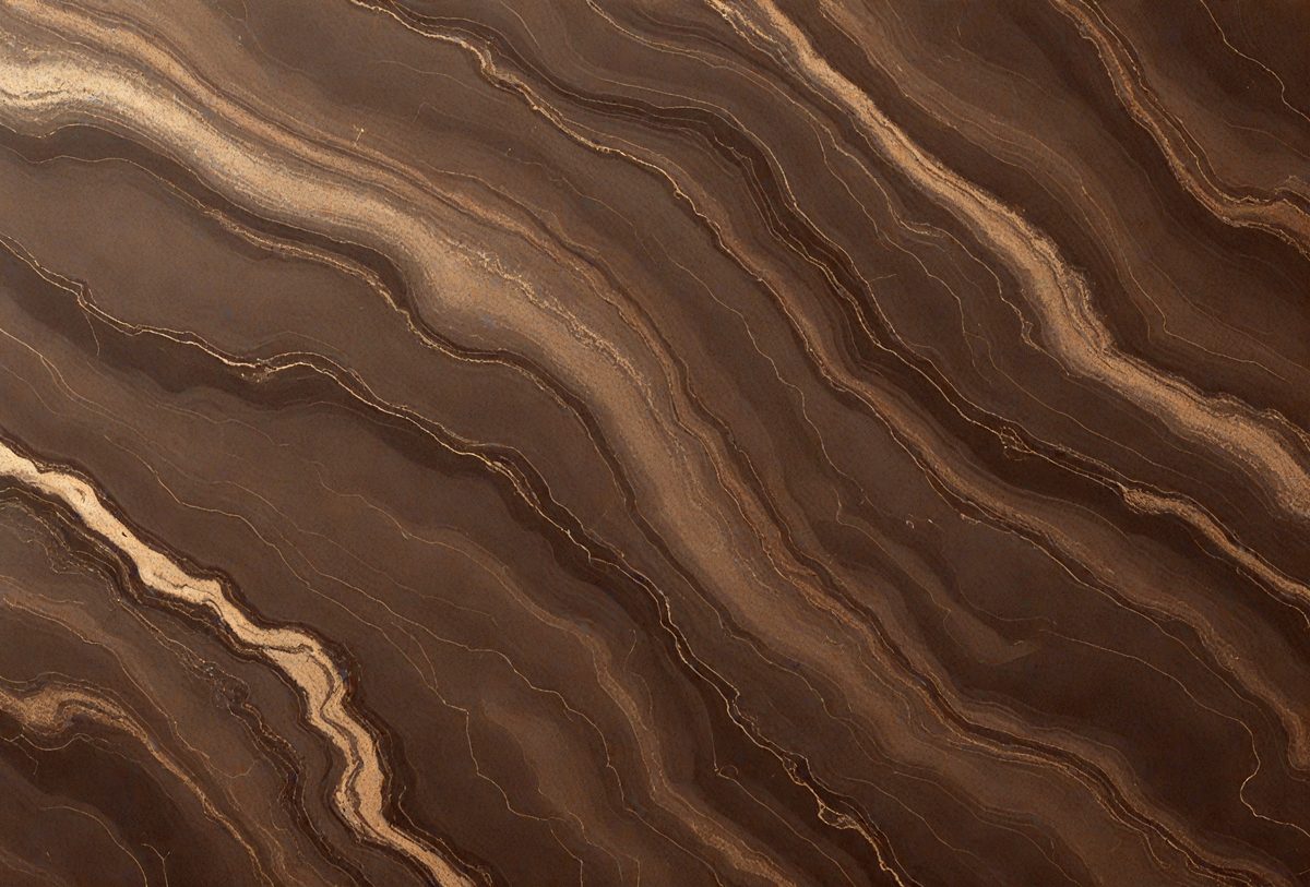 The primary subject of the image is a close-up of a wooden surface, possibly a table or a piece of wood. The setting is a room with a wooden floor, and the visual style appears to be a photo of the wooden surface. The colors and mood of the image are predominantly brown, giving it a warm and natural atmosphere.