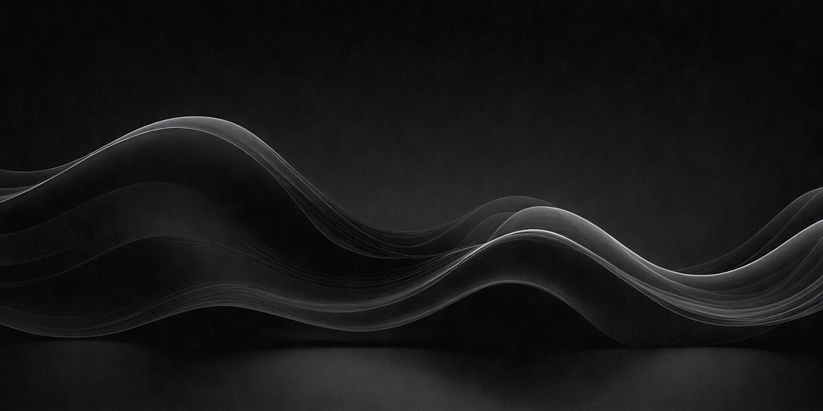 The primary subject of the image is a black and white photo of a chair. The chair is positioned in front of a black background, creating a striking contrast. The visual style of the image is a combination of photo and digital art, giving it a unique and artistic appearance. The dominant colors in the image are black and white, with the chair being the main focus. The overall atmosphere of the image is minimalistic and elegant.