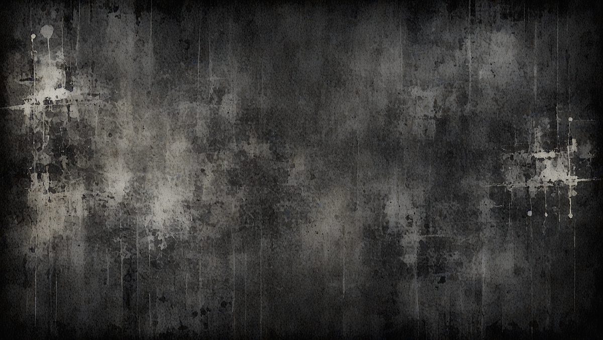 The primary subject of the image is a black and white photo of a wall. The setting is a concrete wall with a graffiti-like texture. The visual style is a black and white photo, which gives it a classic and timeless appearance. The colors and mood of the image are predominantly dark and moody, with the black and white color scheme adding to the dramatic atmosphere.
