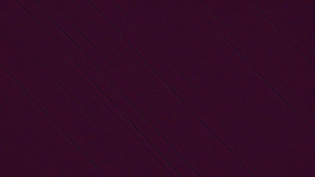 The primary subject of the image is a purple background with a pattern of vertical lines. The setting is a dark room, and the visual style appears to be a digital art or illustration. The dominant colors are purple and black, creating a moody and dramatic atmosphere.